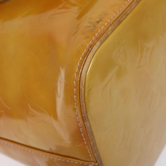 LOUIS VUITTON Monogram Vernis Houston Hand Bag Beige M91004 - Picture 16 of 16